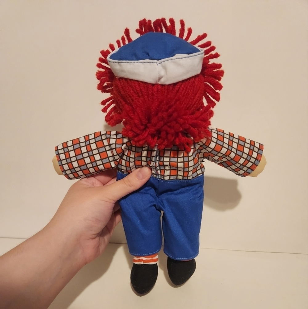 12" Raggedy Andy Rag Doll Plush - Picture 2 of 5